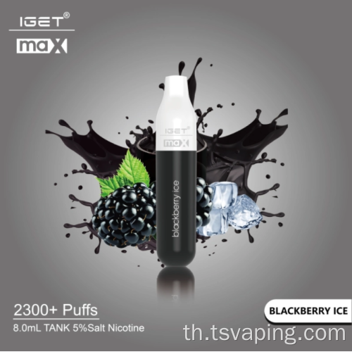 IGET MAX 2300 PUFFS DISPOSIC